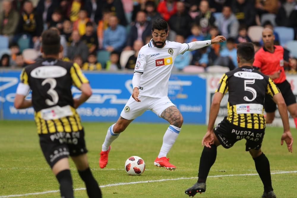 Un gol de Benja da un empate de oro al Hércules en Barakaldo