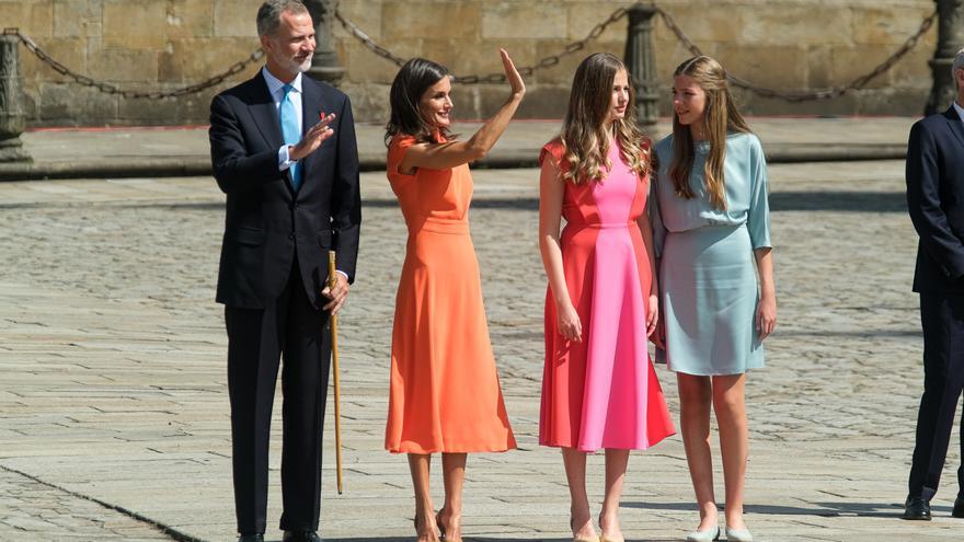 Felipe VI reivindica en la ofrenda al Apóstol la &quot;ambición y coraje&quot; del pueblo español