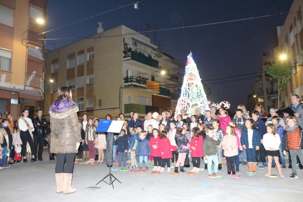 Encendio de luces de Navidad en Castelló