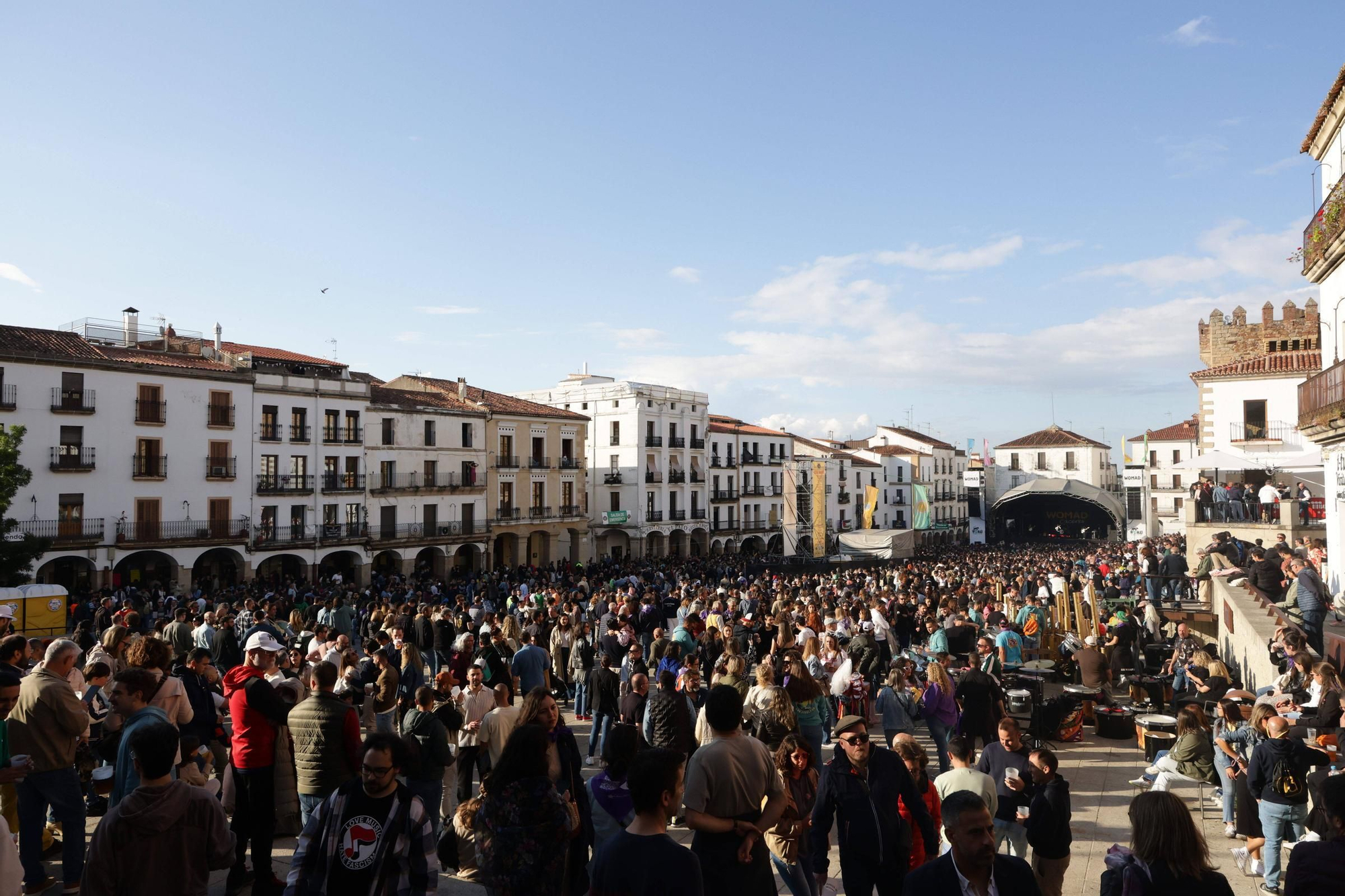 Las imágenes del sábado de Womad en Cáceres