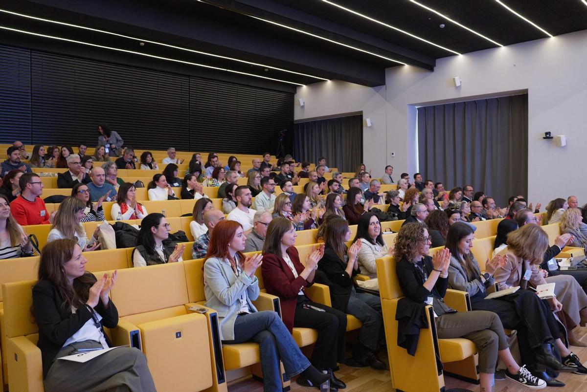 Asistentes al I Encuentro de Detergencia en AITEX