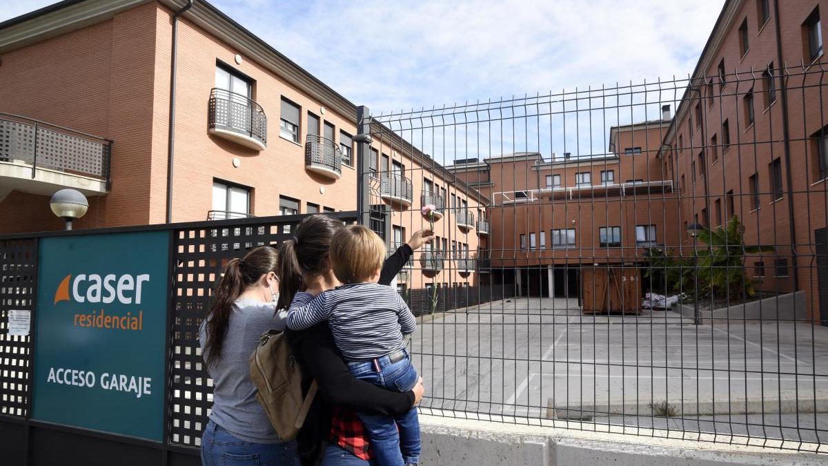 Instalaciones de la residencia Caser, en Santo Ángel.