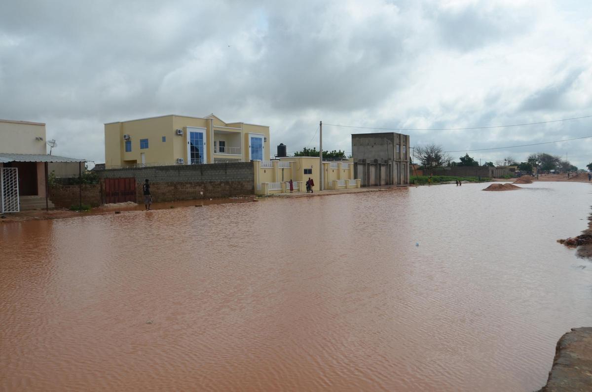 Imagen de archivo de inundaciones en Níger.