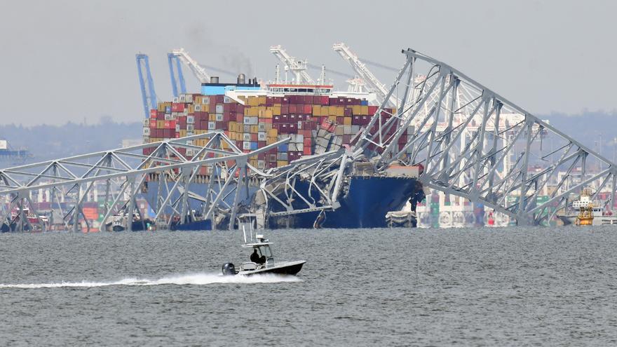 Recuperan los cuerpos de dos de los desaparecidos tras el derrumbe del puente de Baltimore