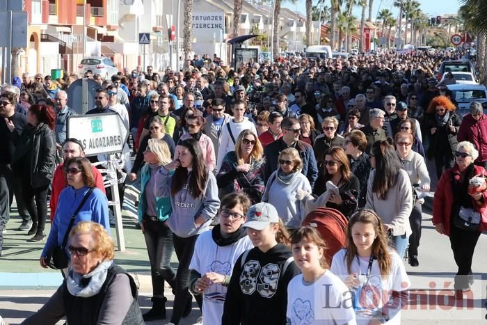 Los Alcázares se echa a la calle para exigir soluciones a las inundaciones