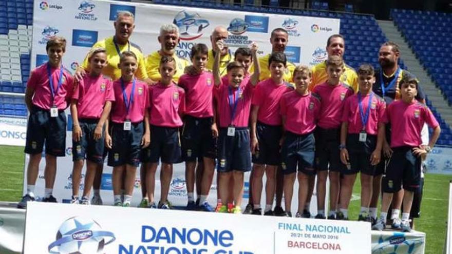 Las Palmas, 14º en la Danone Cup