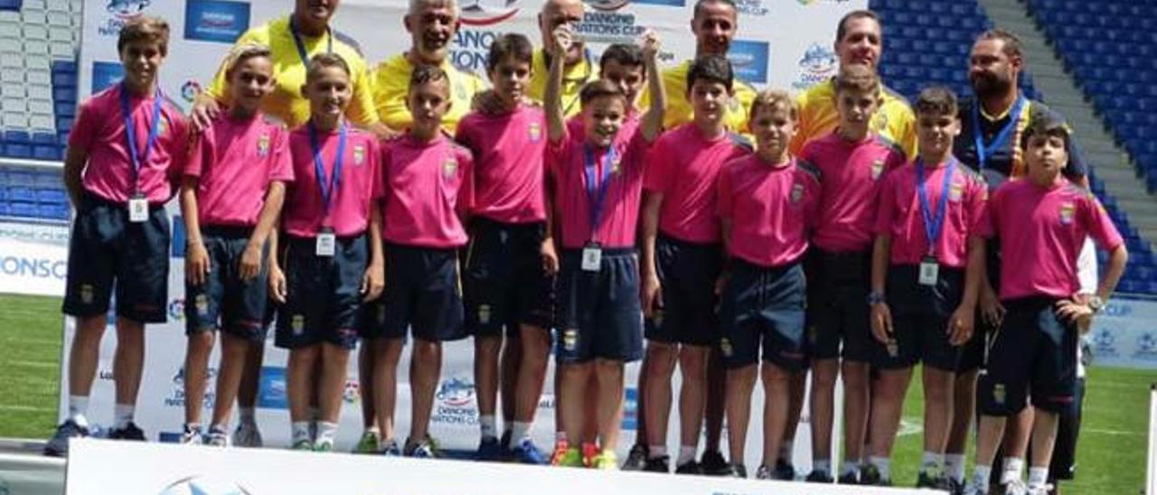 Las Palmas, 14º en la Danone Cup