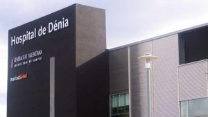 Fachada del hospital de Dénia