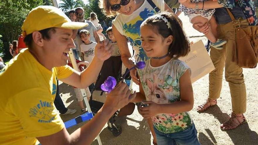 La globoflexia no faltó a la cita en Las Palmeras. // Gustavo Santos