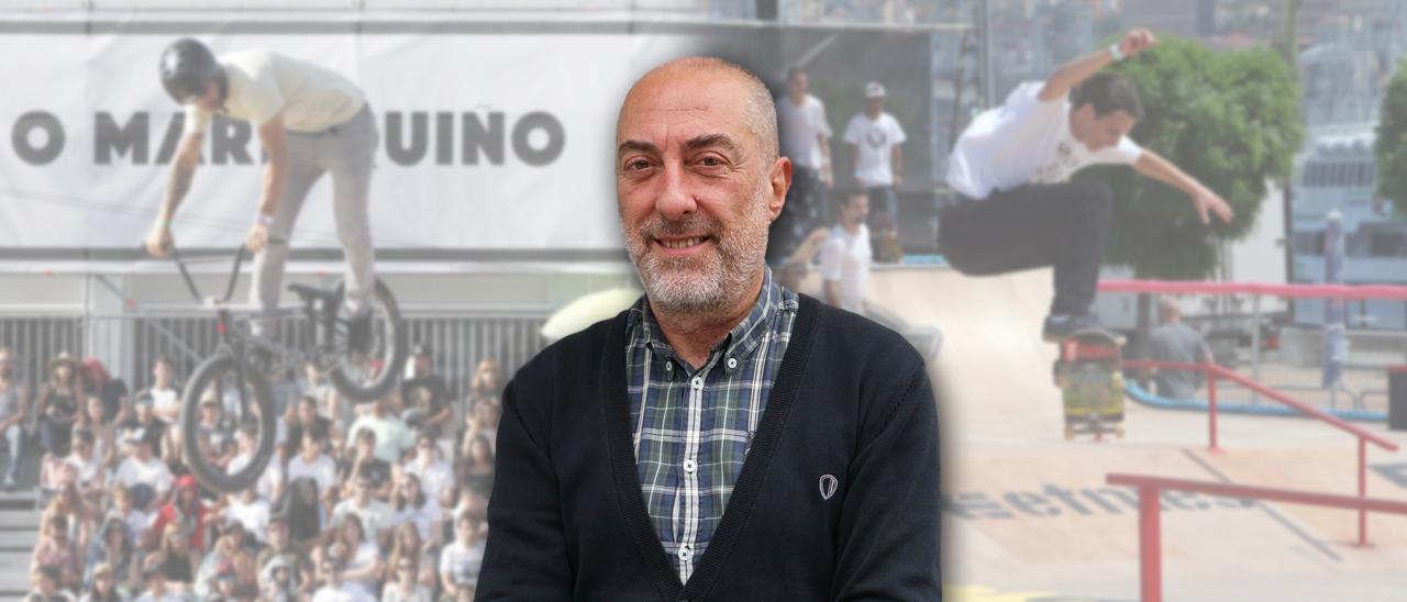 Joako Ezpeleta, director del festival del deporte y cultura urbana “O Marisquiño”
