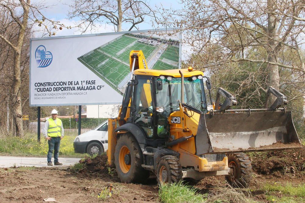 Comienzan las obras de la futura Academia del Málaga