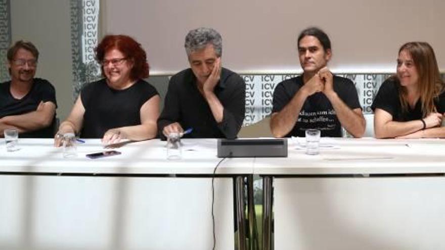 El debat de les tres candiatures a dirigir Catalunya en Comú.