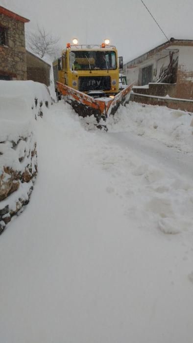 Viernes de nevadas en Asturias