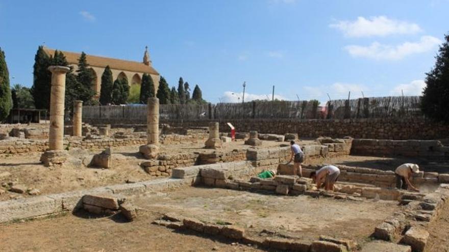 Una imagen del yacimiento romano de Pollentia, en Alcúdia.