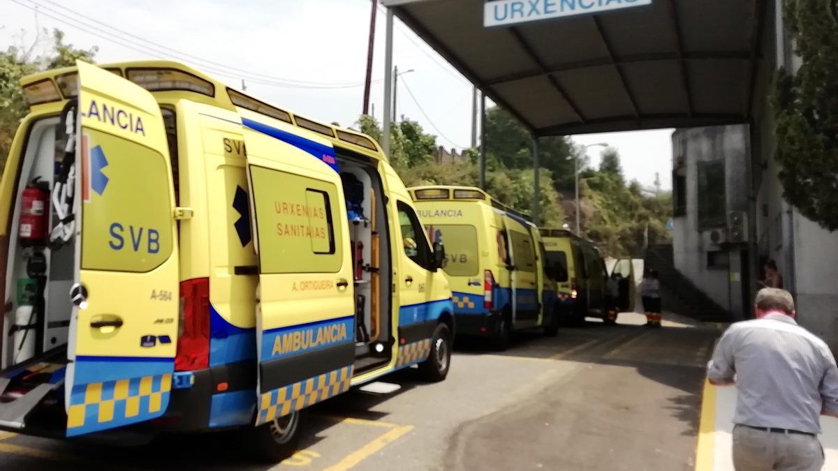 Entrada a Urgencias del Hospital Montecelo de Pontevedra.