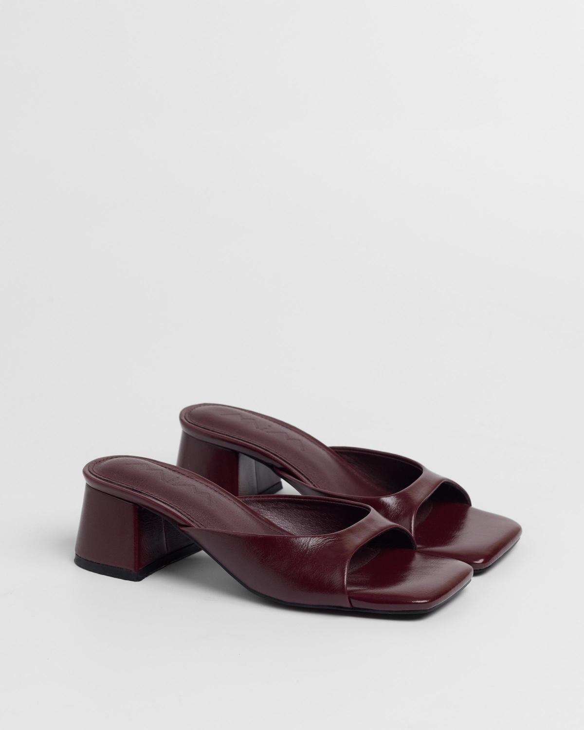 Mim Sandalia de tacon murfy burdeos