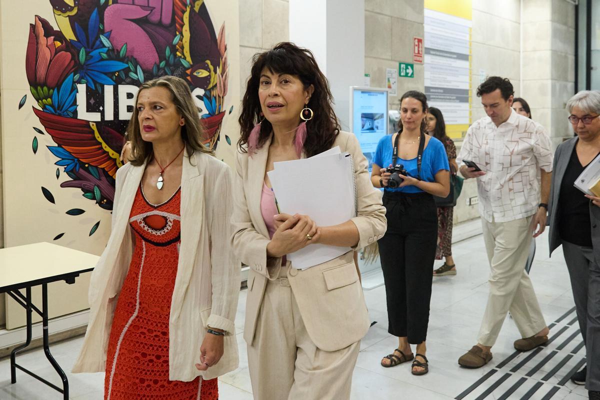 La ministra de Igualdad, Ana Redondo, antes de presidir un Comité de Crisis en el Ministerio de Igualdad