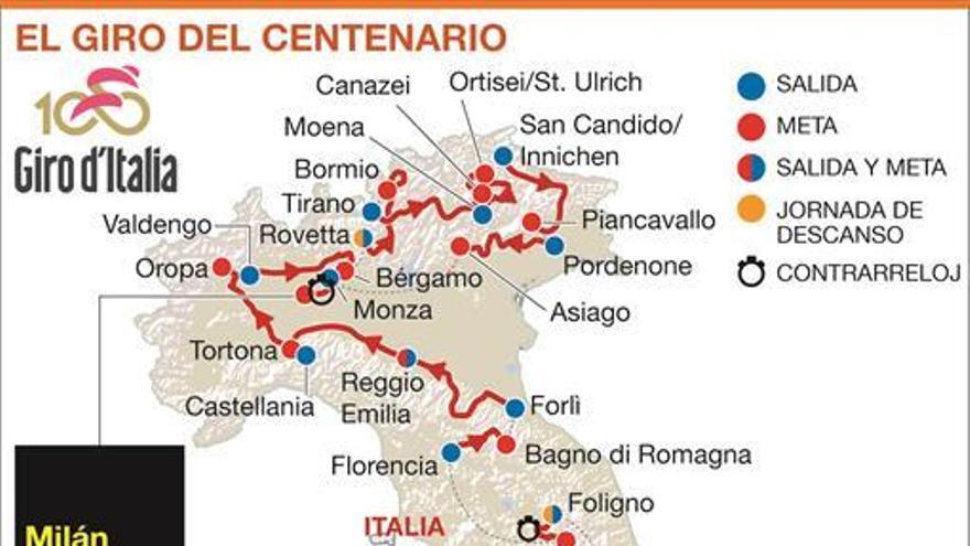 El Giro del centenario arranca hoy con Quintana y Nibali como favoritos