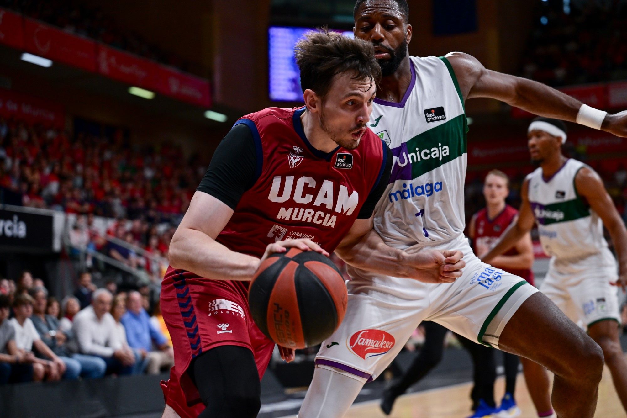 Play off ACB | Semifinales (cuarto partido): UCAM Murcia - Unicaja, en imágenes