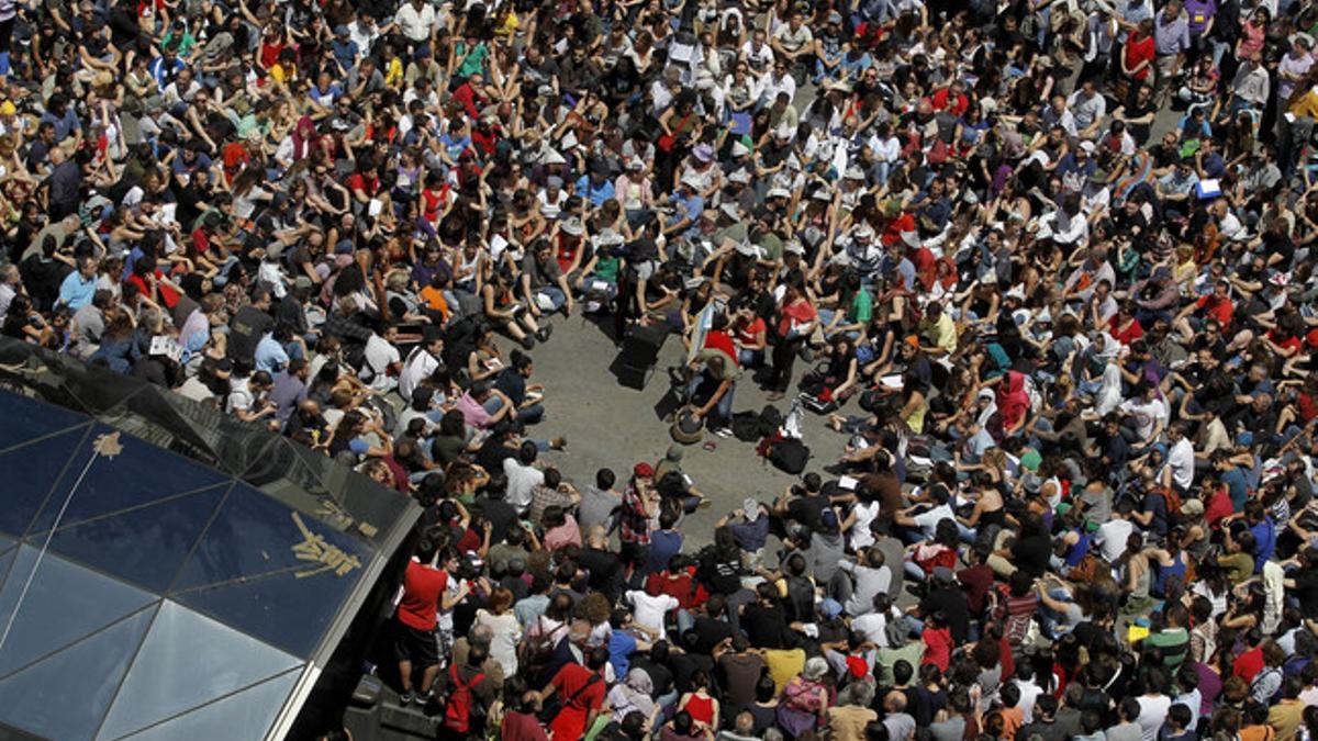 Asamblea del 15-M en Madrid