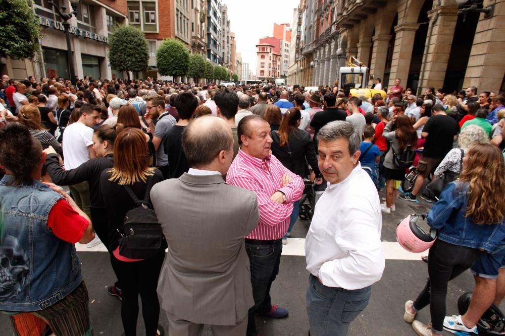 Concentración en Gijón