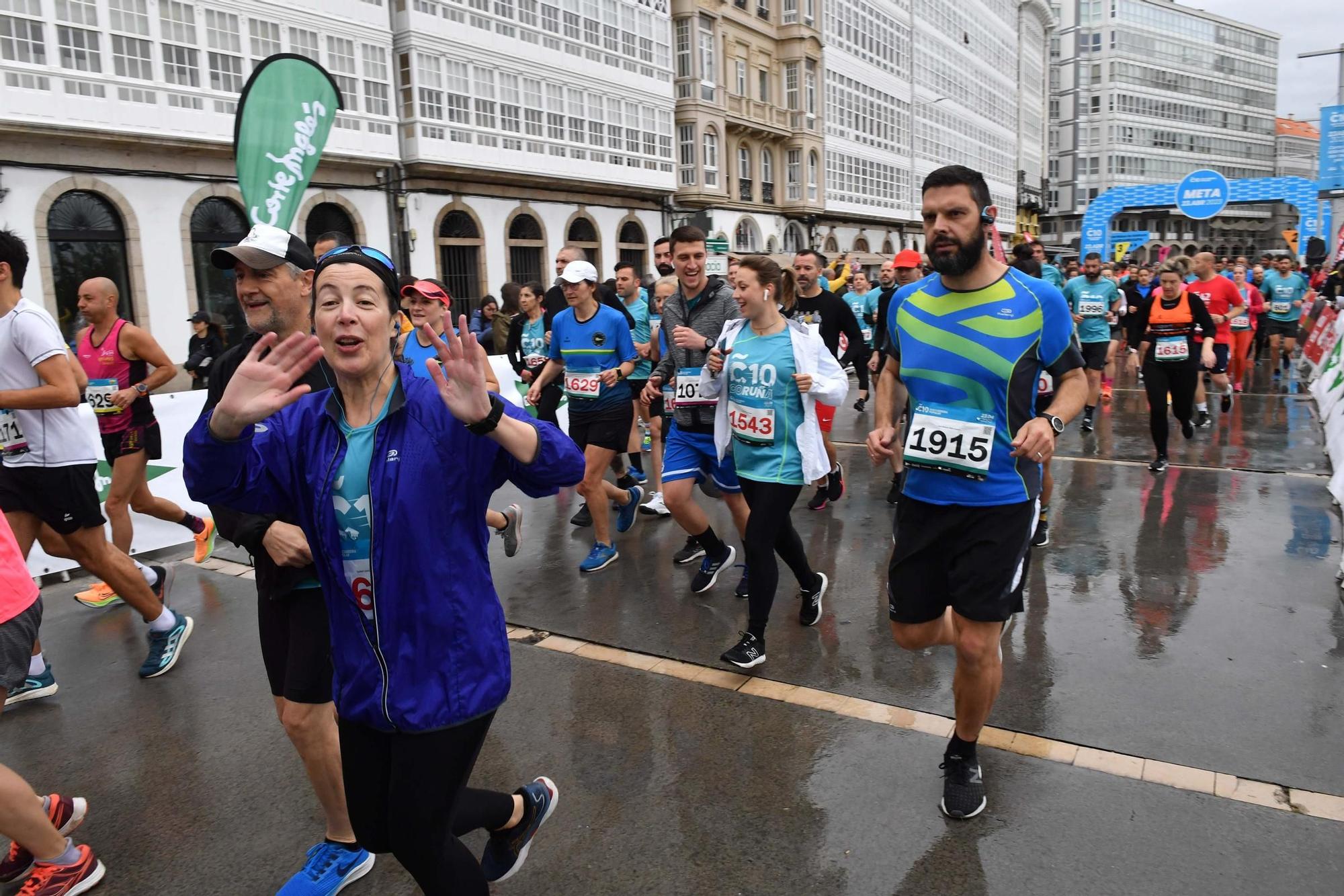 Carrera popular Coruña10: 2.186 corredores cruzaron la línea de meta