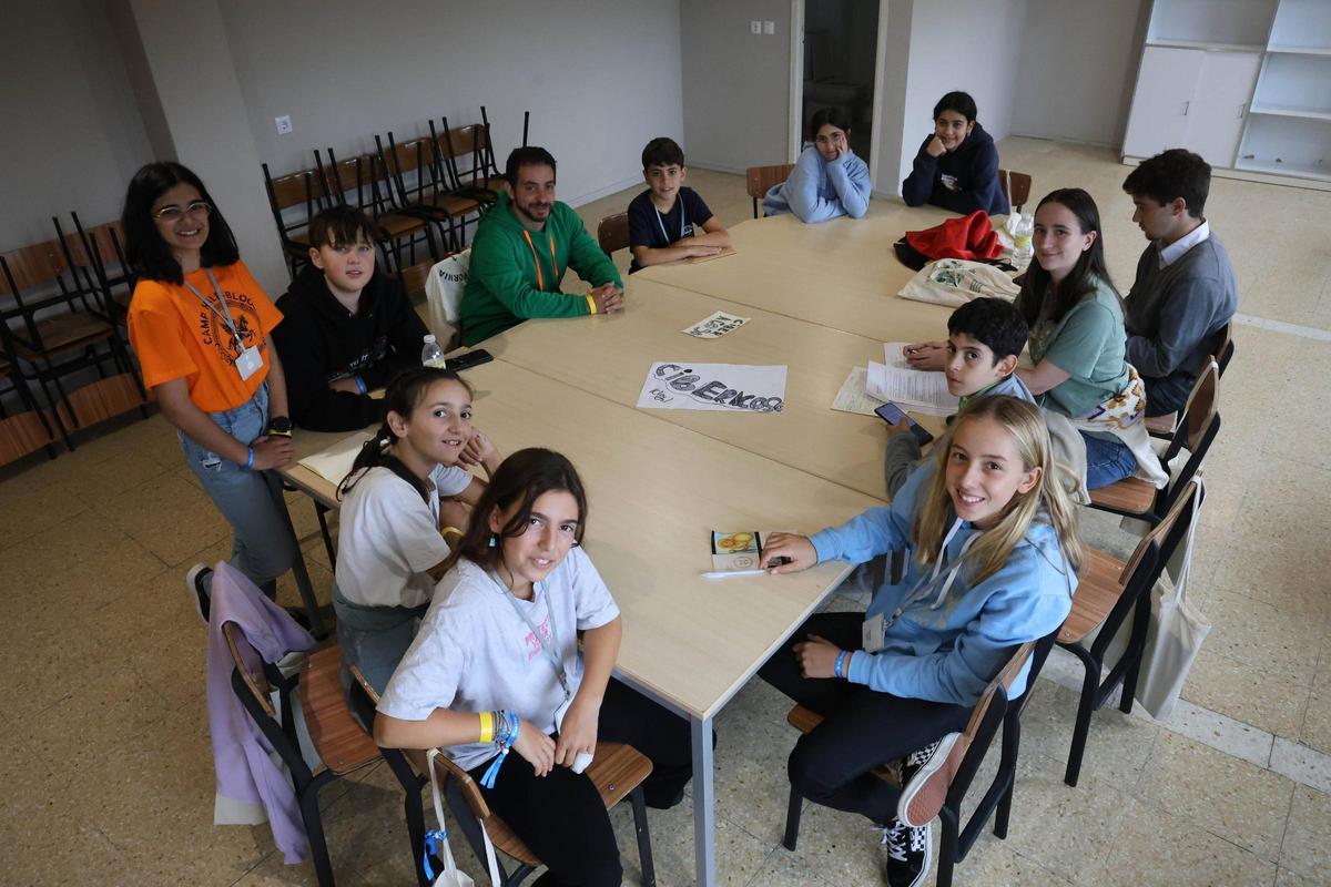 Uno de los grupos de trabajo.