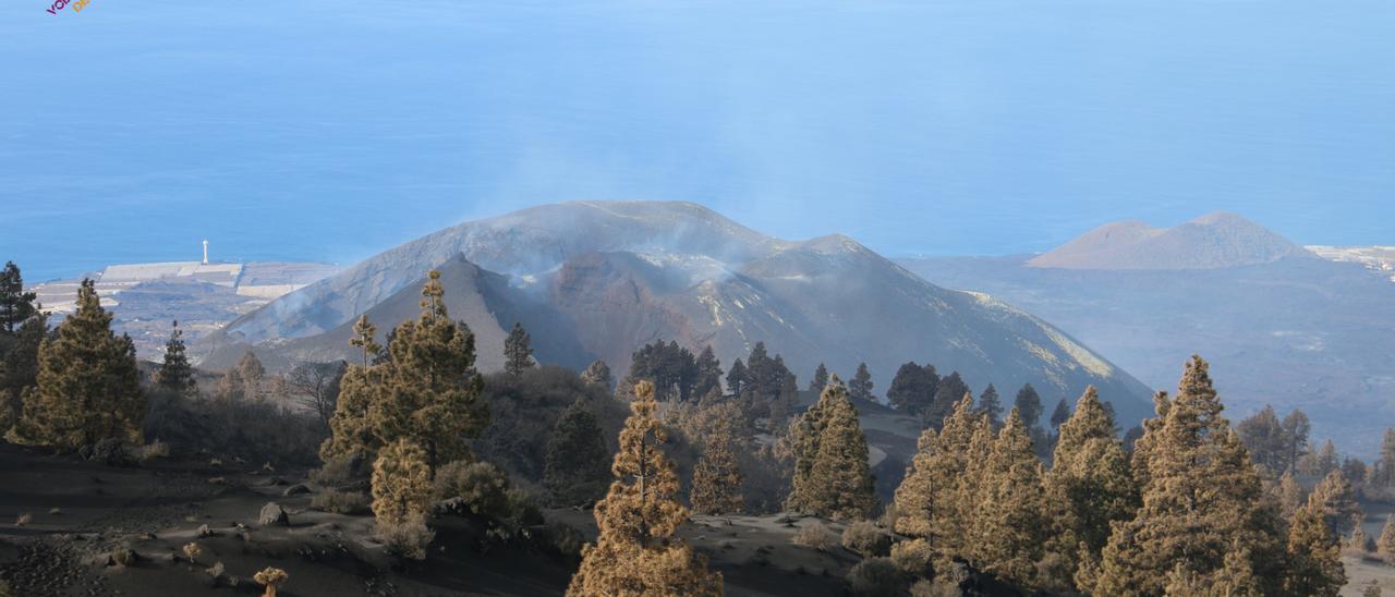 Calma en el volcán de La Palma