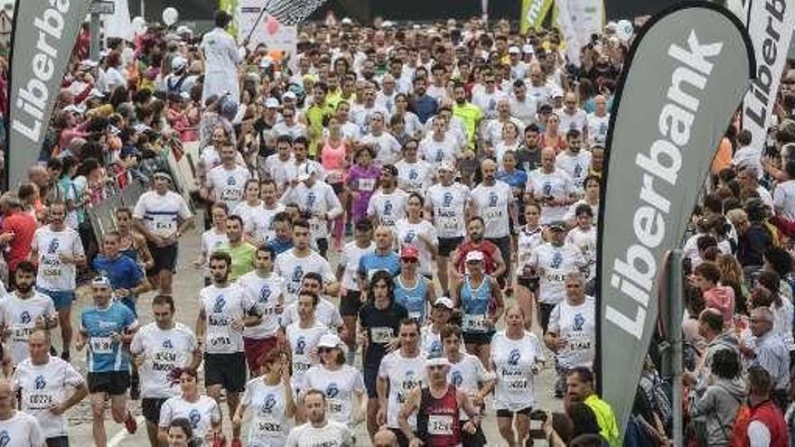 La carrera &quot;Muévete por la salud&quot; del año pasado.