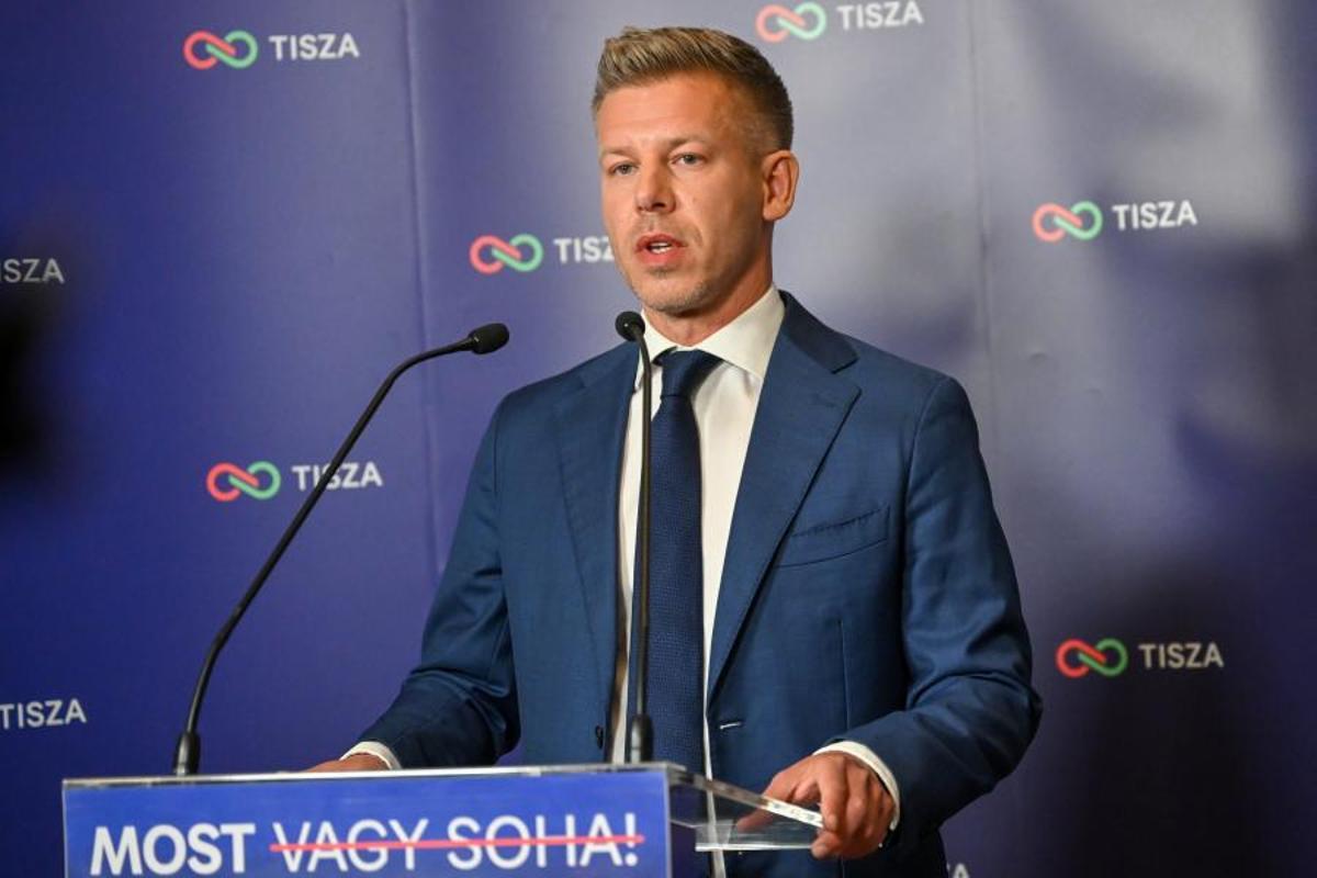 Peter Magyar , líder del partido opositorTisza, gana las elecciones en Hungría