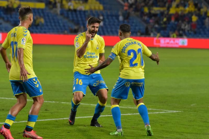 Victoria de la UD Las Palmas ante el Sporting