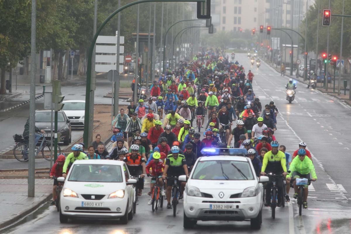 La Fiesta de la Bicicleta desafía a la lluvia