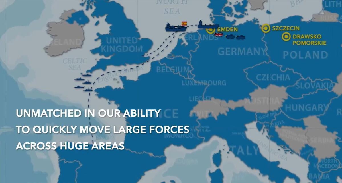 Uno de los mapas explicativos de Nordic Response, ejercicio que es parte de las maniobras Steadfast Defender de la OTAN recien desarrolladas.