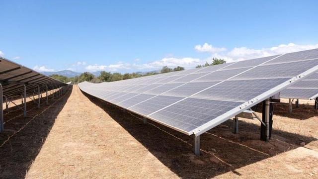 Un parque de placas fotovoltaicas.