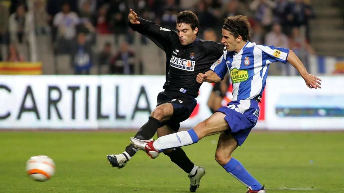 Coro dispara en el partido contra la Real de 2006