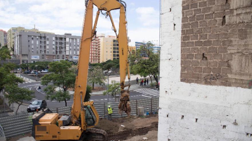 Imagen de archivo de unas obras en Santa Cruz de Tenerife.