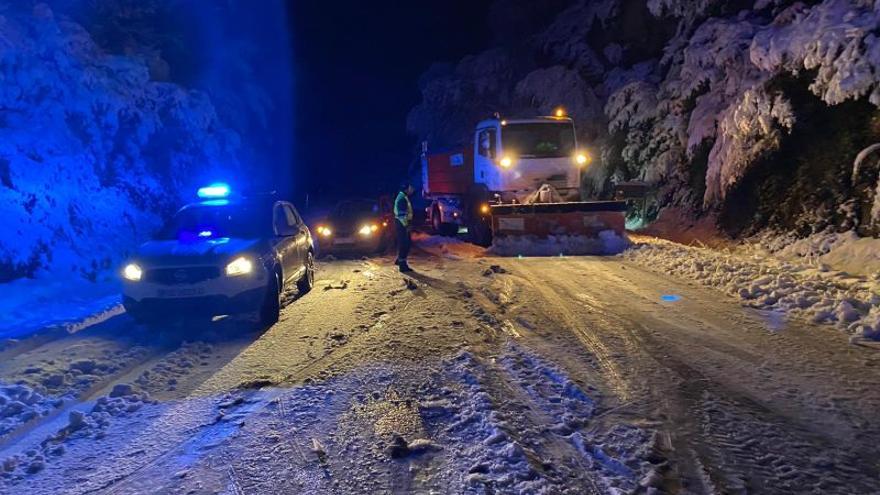 La borrasca Dora en Galicia: las fotos de un temporal de nieve y frío