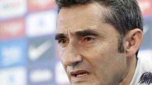 Valverde, sobre Umtiti: Quizá en un par de semanas puede volver a entrenar con el equipo