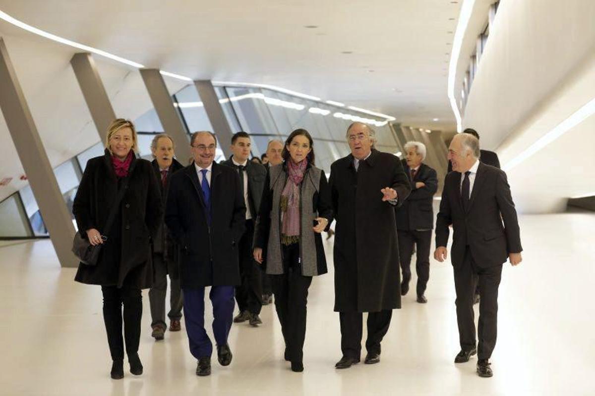 Visita de la ministra de Industria Reyes Maroto a Zaragoza