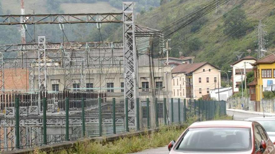 Las instalaciones de la subestación eléctrica de Santa Cruz.