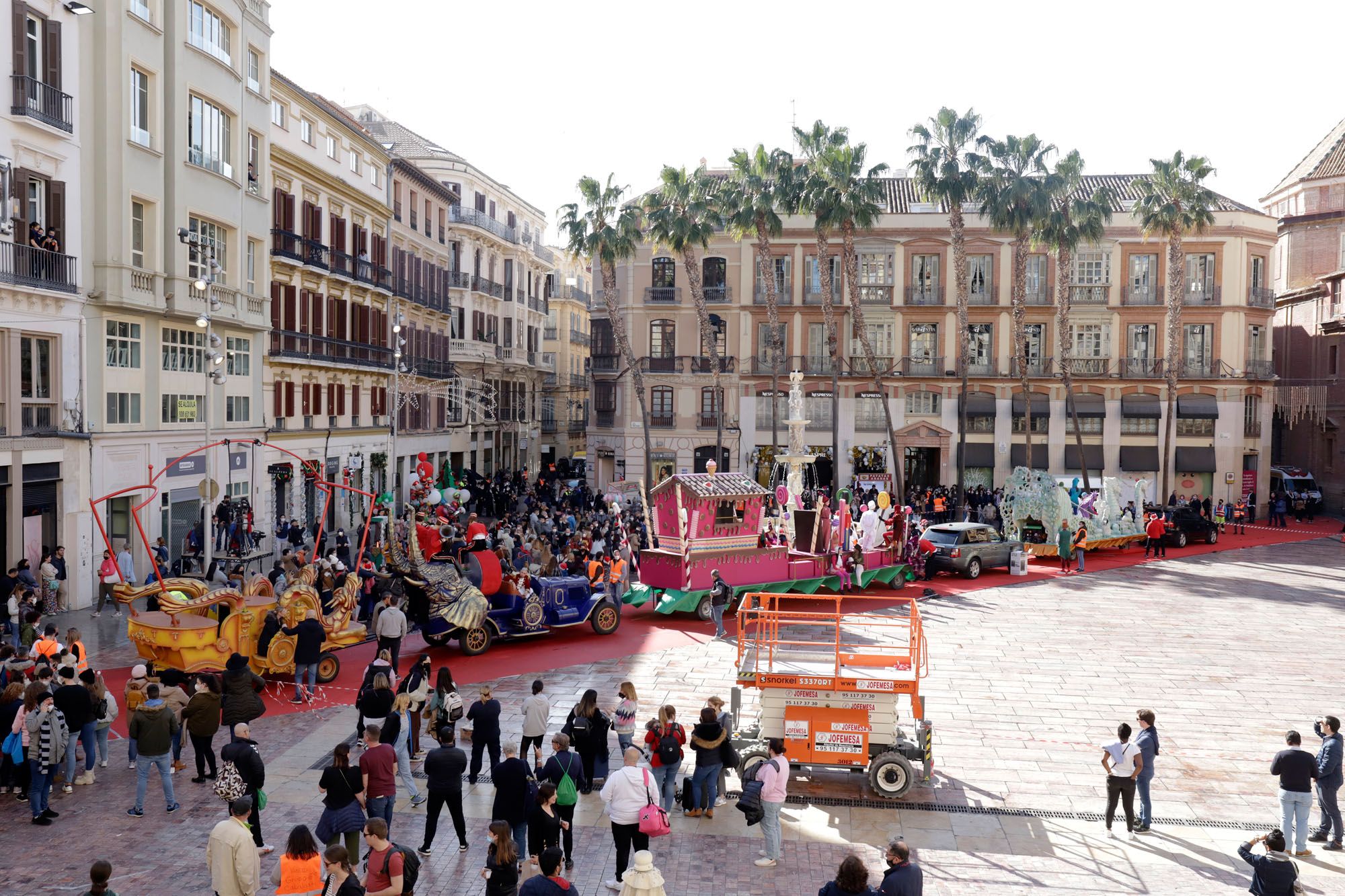 Prosigue el rodaje de la serie de Netflix 'La chica de nieve' en Málaga