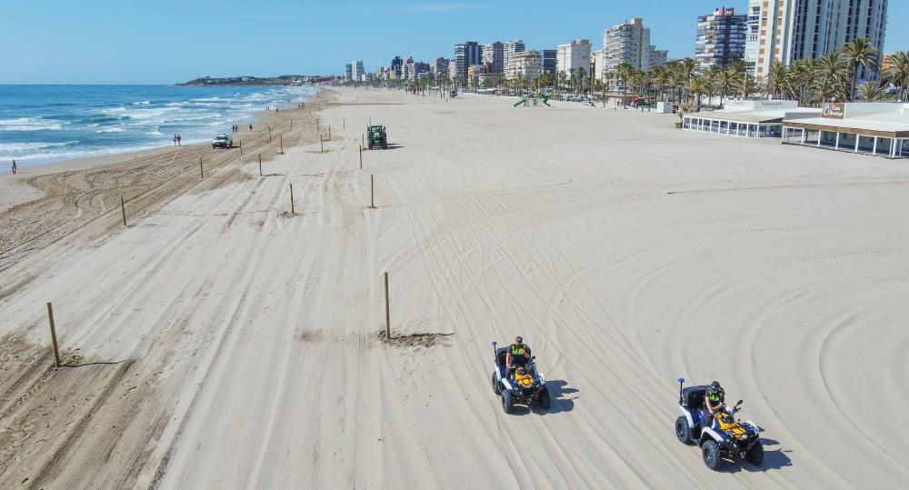 Alicante toma medidas en sus playas para pasar a la Fase 2.