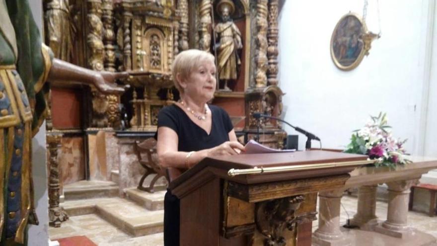 Margalida Llobera pronuncia el pregón de las fiestas de Fornalutx