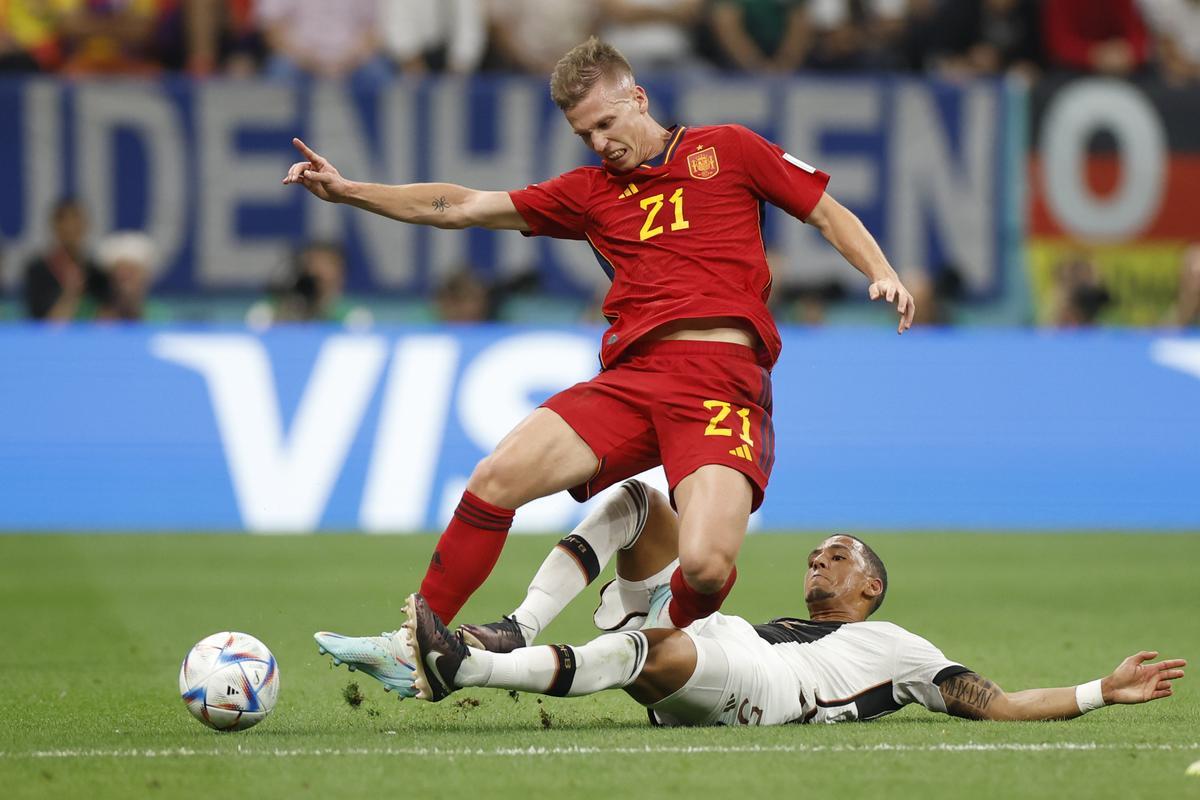 Fase de grupos del Mundial de Fútbol Qatar 2022 entre España y Alemania en el estadio Al Bait en Al Khor (Catar)