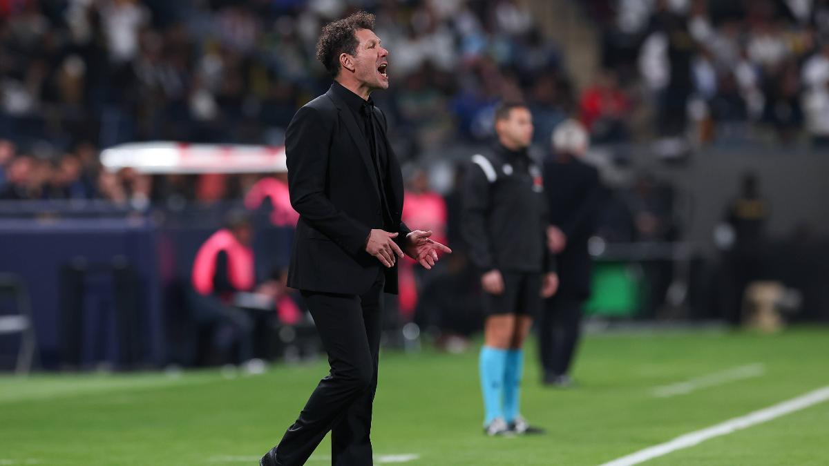 Diego Pablo Simeone, entrenador del Atlético de Madrid