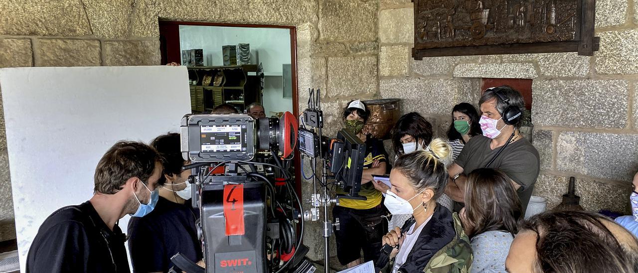 Rodaje de la película &#039;Cuñados&#039; en Ourense.