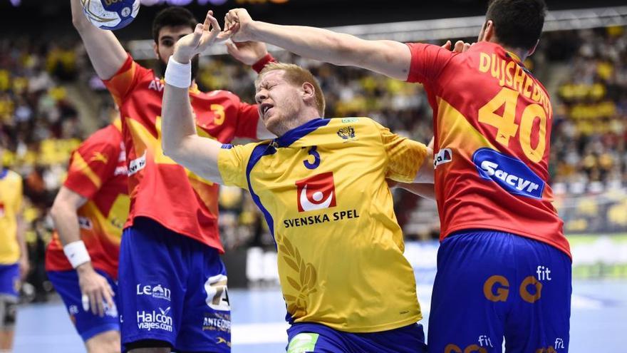 Preolímpico de balonmano: Suecia - España