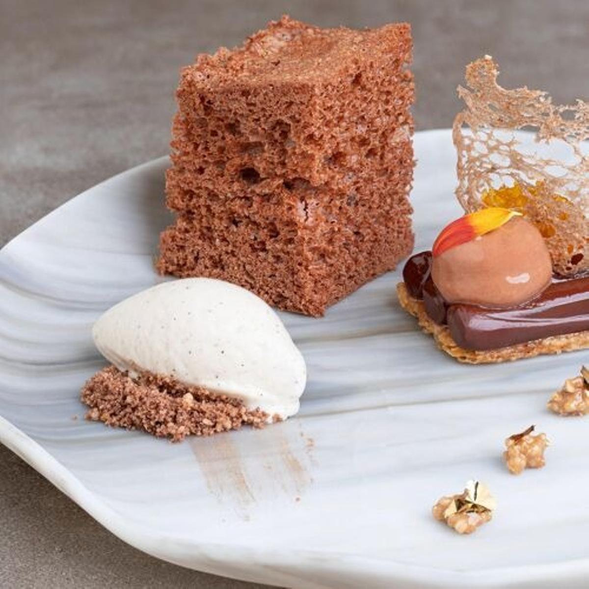 Uno de los platos de Casa Arcas