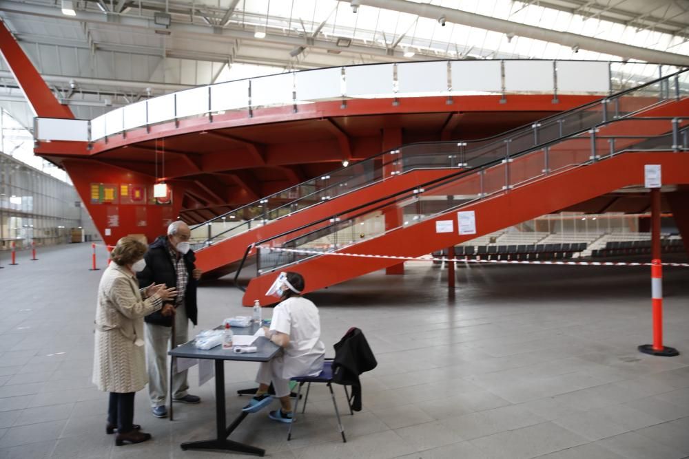 Campaña de vacunación de la gripe en Gijón.