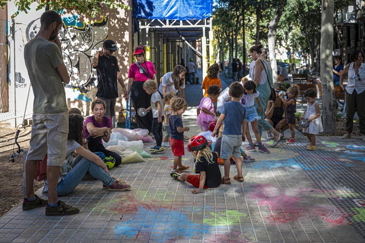 La Mercè en la superilla de Consell de Cent